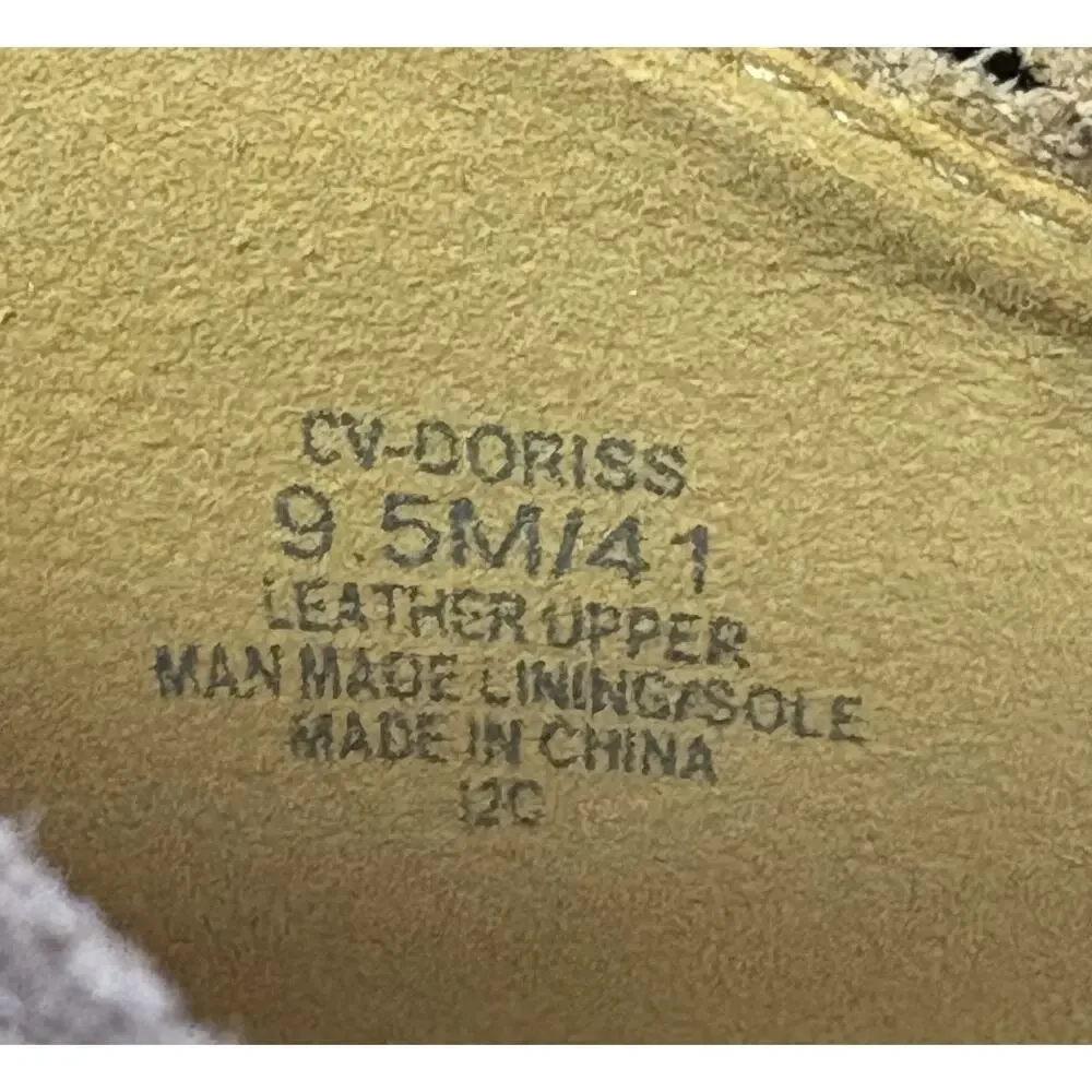 Crown Vintage Women’s Doriss Suede Wedge Pumps Tan Ankle Strap Heels Size 9.5 - Picture 7 of 7